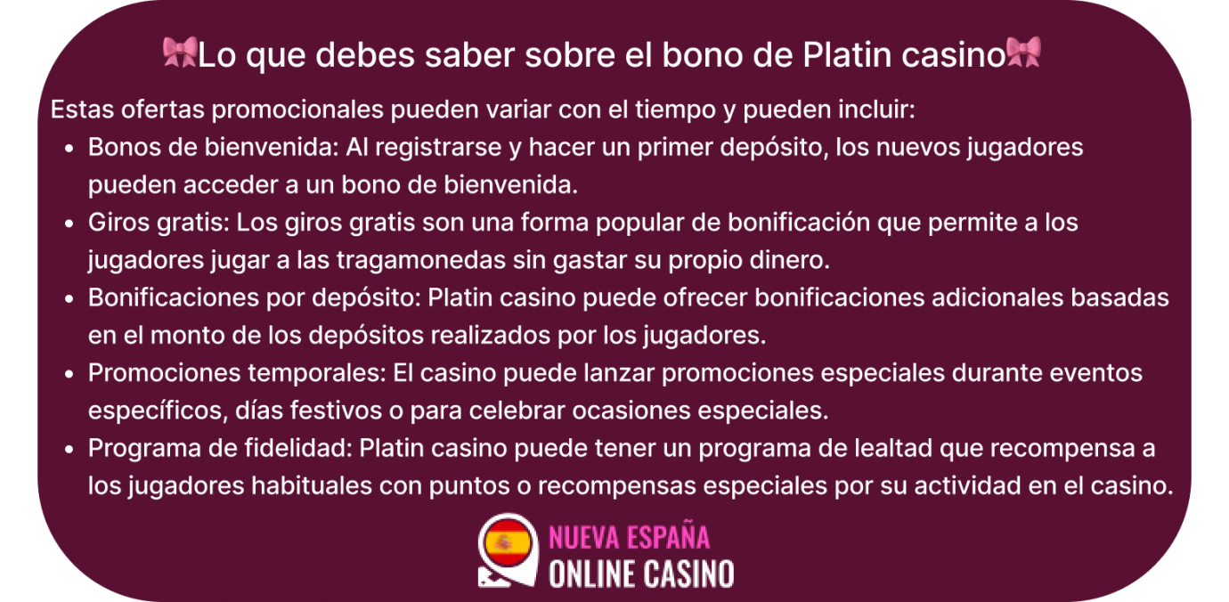 lo que debes saber sobre el bono de platin casino 1