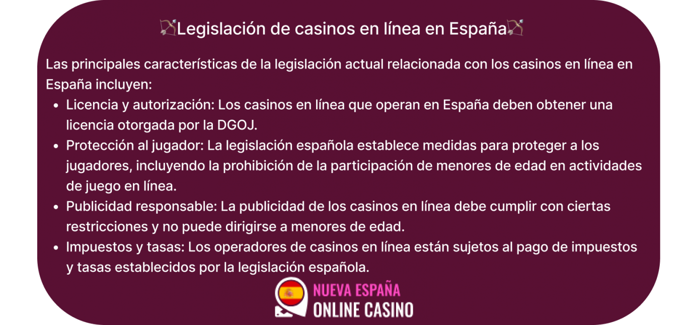 legislación de casinos en línea en españa