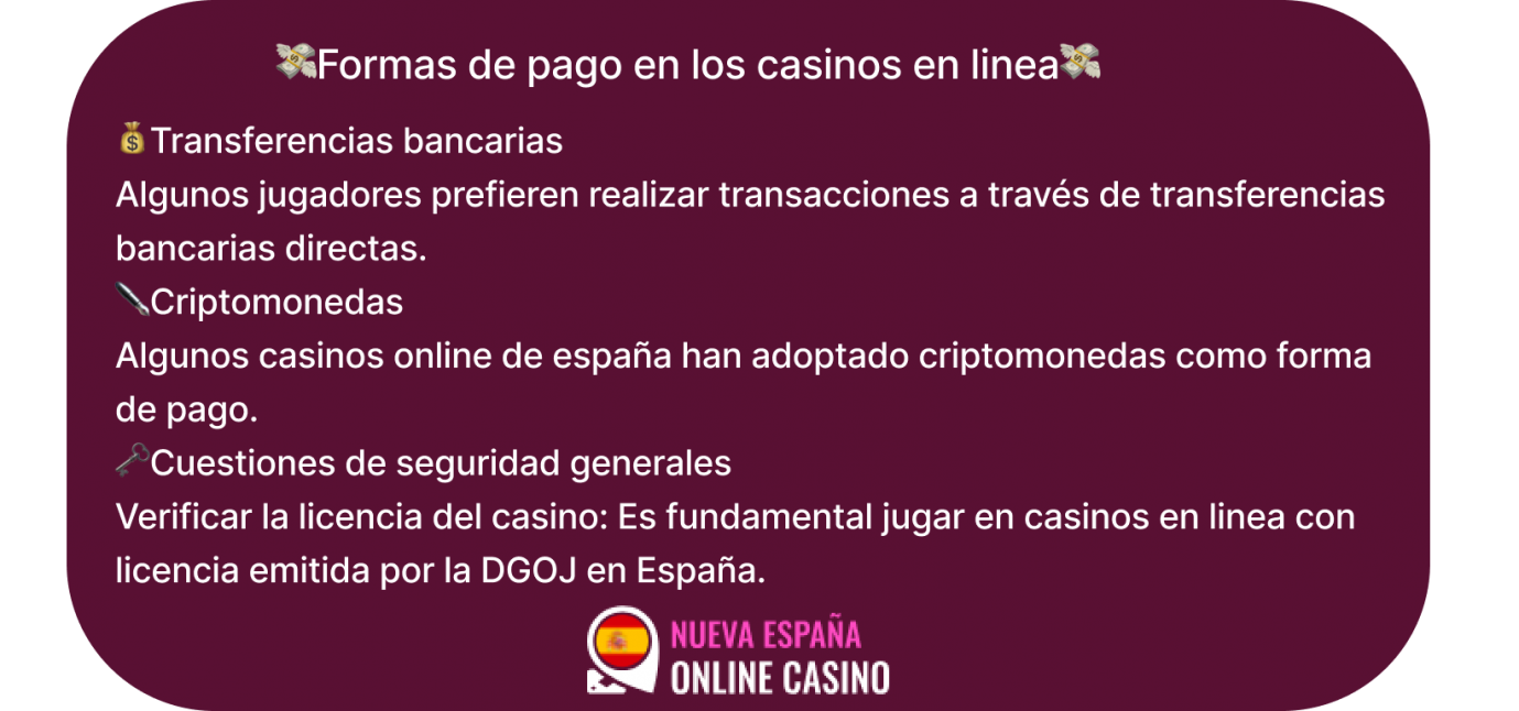 formas de pago en los casinos en linea 1